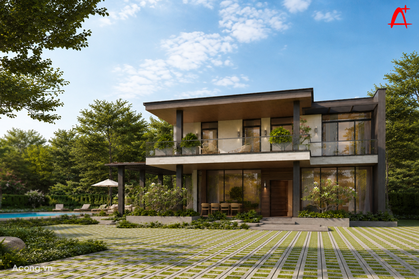 Biệt thự nghỉ dưỡng kiểu homestay tại Ba V&igrave;